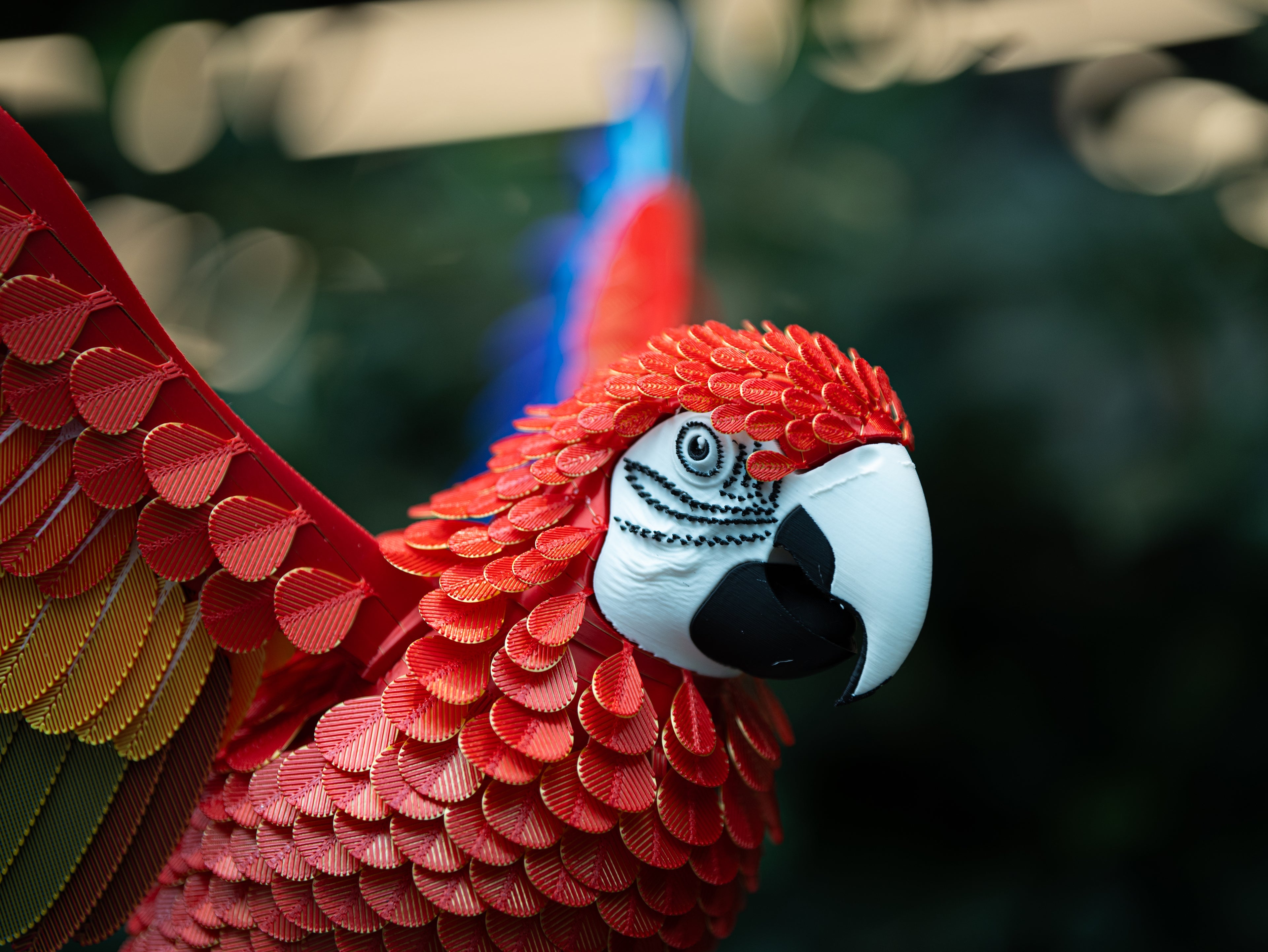 Macaw Life Size - 3D Sculpture